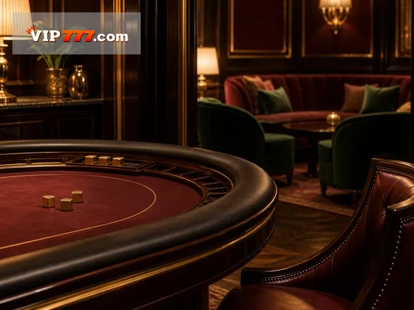 VIP777 high roller seating and table view